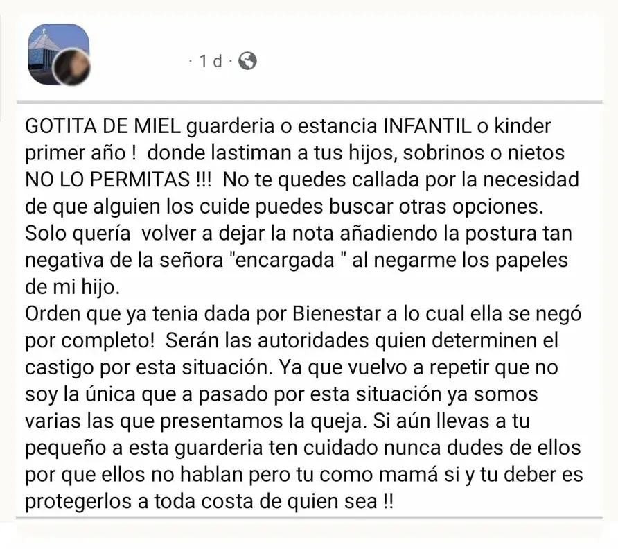 Analizan retirar apoyo a guardería de Bosques de San Sebastián por agresión a menores