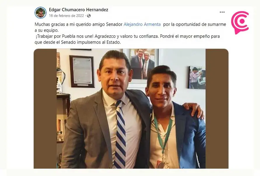 Aunque Alejandro Armenta lo niega, Edgar Chumacero sí formó parte de su equipo