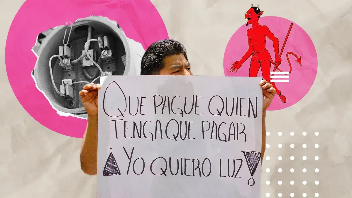 Locatarios del Mercado 5 de Mayo colocan “diablito” y CFE les corta el servicio