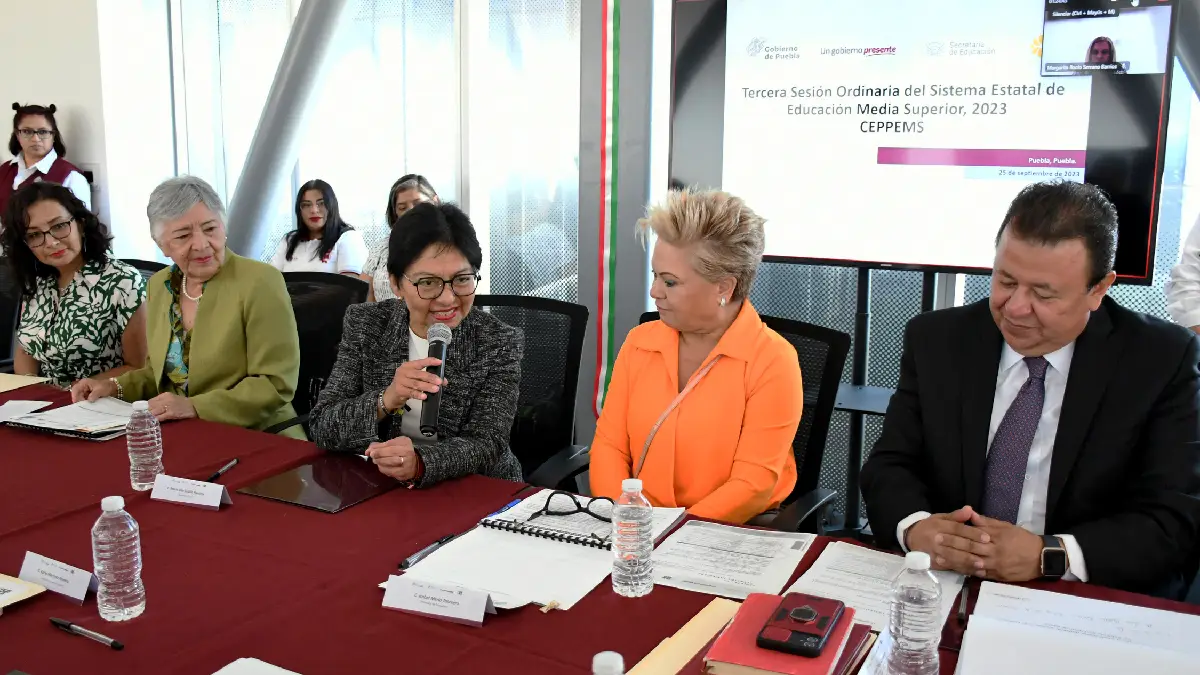 BUAP, sede de la tercera sesión ordinaria del Sistema Estatal de Educación Media Superior 2023