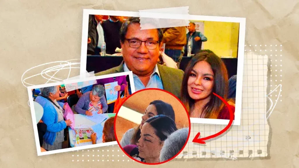 Promocionan a Julio Huerta durante la entrega de programas sociales en Zacatlán