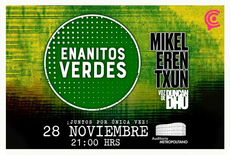 Enanitos Verdes y Mikel Erentxun juntos por primera vez en Puebla