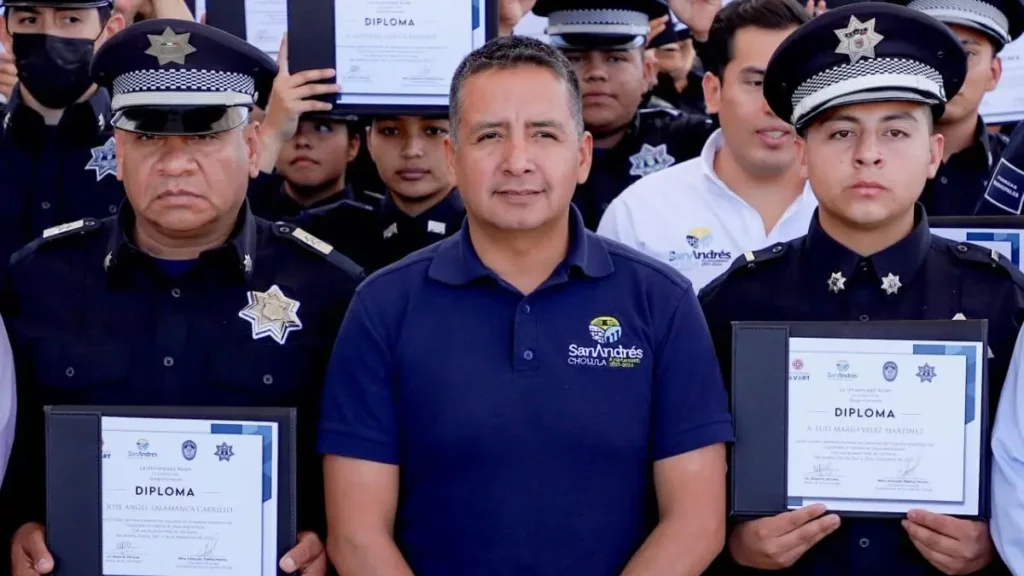 Con Equipamiento y Capacitación, Fortalece el Ayuntamiento de San Andrés Cholula a la Secretaría de Seguridad Pública Municipal