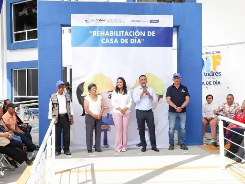 Inicia Mundo Tlatehui y Lupita Cuautle la rehabilitación de casa de día en la Cabecera Municipal