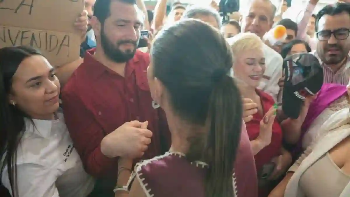 Con el tradicional ritmo de la banda, Sinaloa le da bienvenida a Claudia Sheinbaum