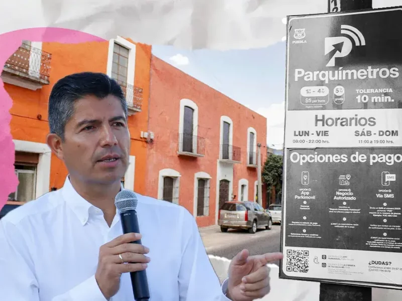 Modificación a parquímetros será enviada al Congreso de Puebla en una semana: Eduardo Rivera