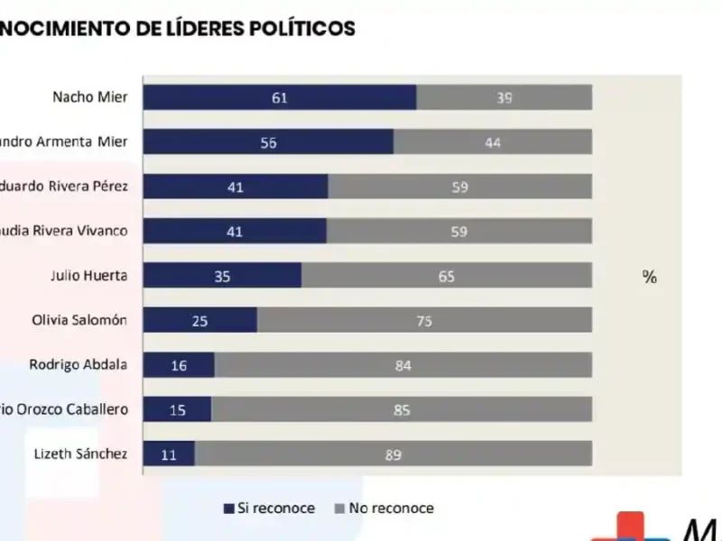 Nacho Mier encabeza las preferencias electorales