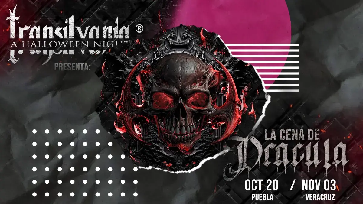 Halloween Transilvania festeja su 13 aniversario con temática “La Cena de Drácula” en Puebla