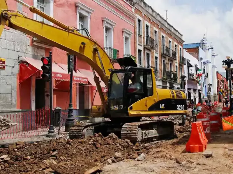 Anuncian más cierres viales por mantenimiento en el Centro Histórico de Puebla