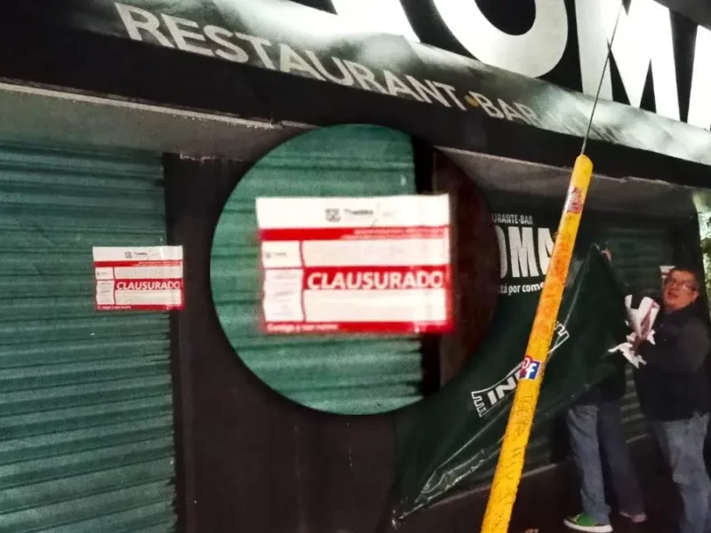 Ocho bares fueron clausurados durante el fin de semana en Puebla