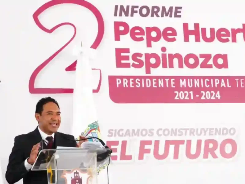 Rinde José Huerta Espinoza su Segundo Informe de Gobierno