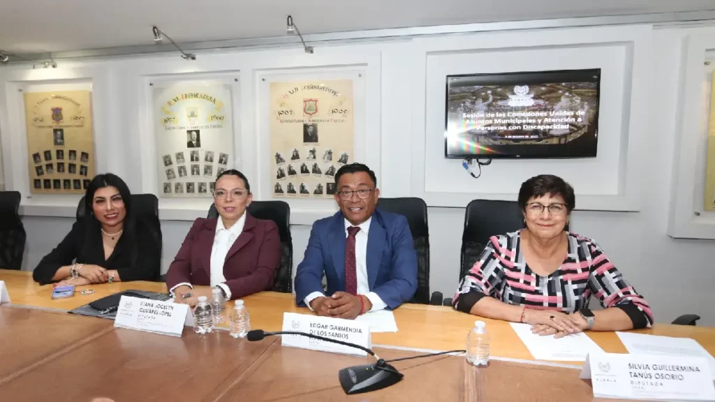 Avalan Comisiones del Congreso exhorto para que Cabildos reconozcan a personas con discapacidad