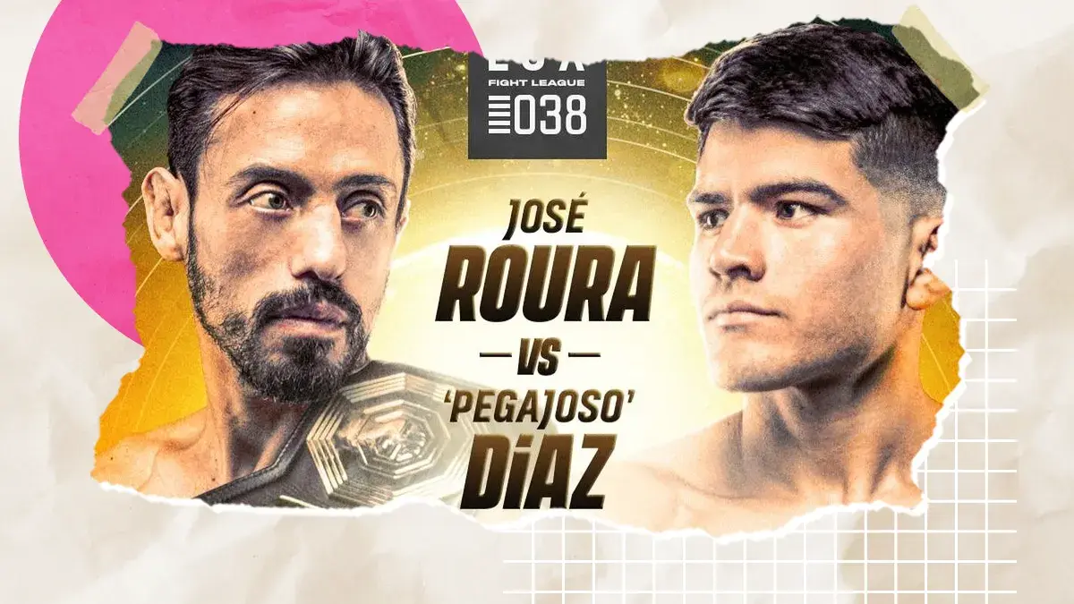 José Roura defenderá su campeonato ante el “Pegajoso” Díaz en la Lux Fight League