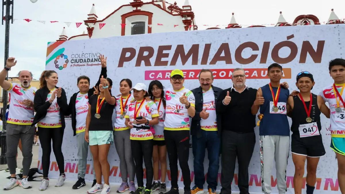 Todo un éxito la carrera "De adentro hacia Puebla"