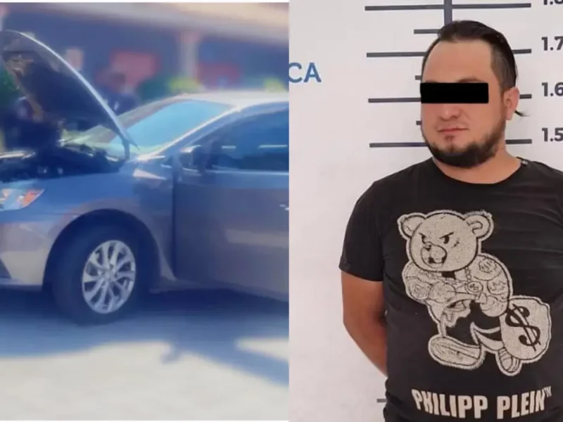 Recupera Policía de San Andrés Cholula vehículo con reporte de robo; hay un detenido