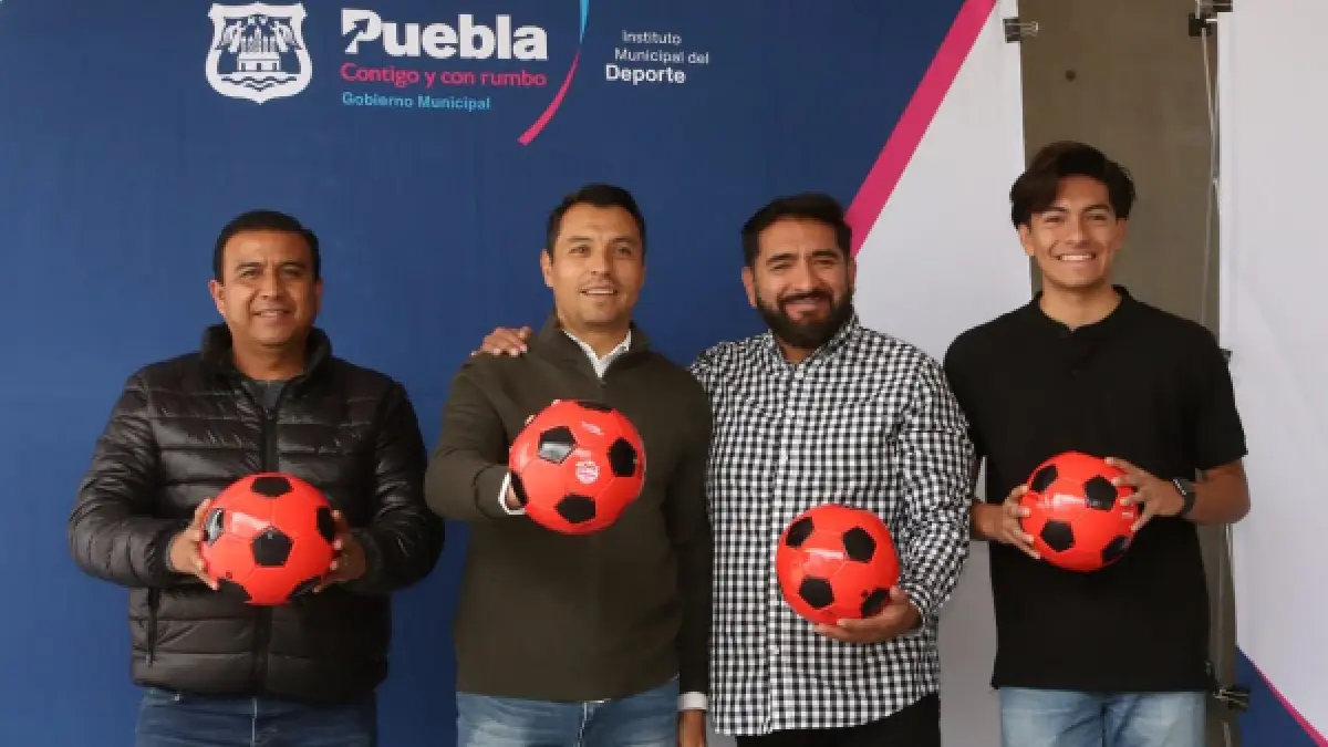 Ayuntamiento de Puebla presenta el Torneo Municipal de fut-7