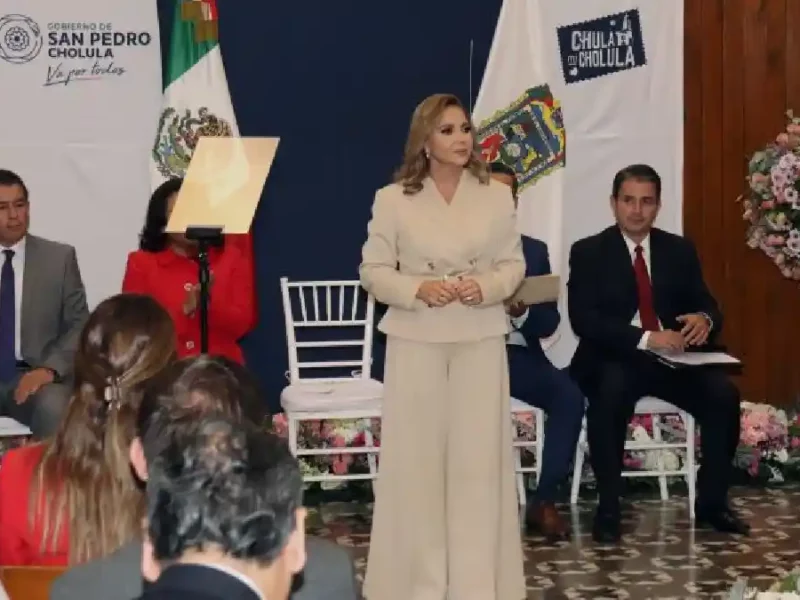 En informe, propone Paola Angon hacer alianza para avanzar juntos por el bienestar de las familias cholultecas