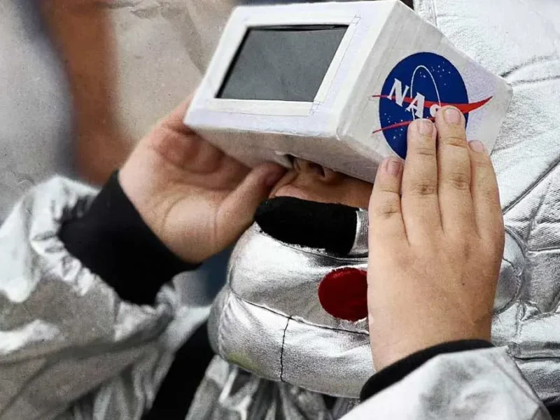 Así se vivió el eclipse en Puebla HOY 14 de octubre de 2023