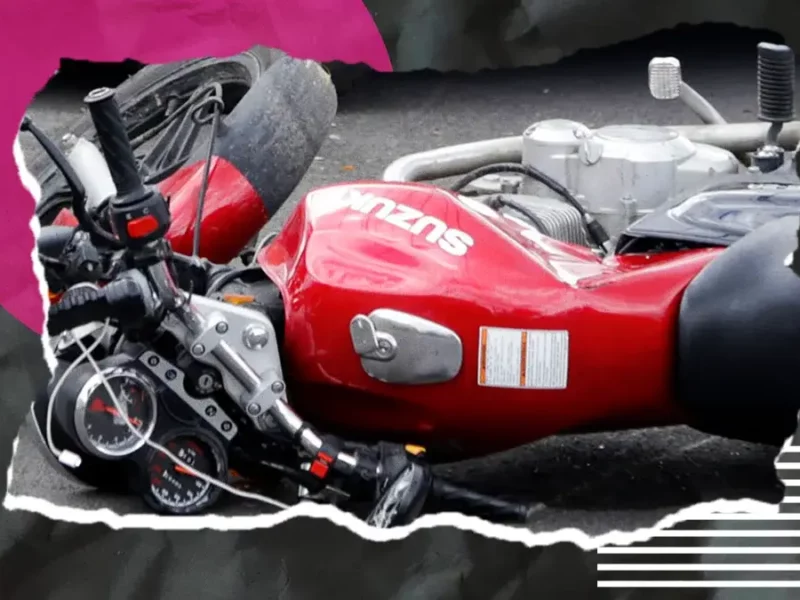 Motociclista terminó amputado tras impacto en la autopista México-Puebla