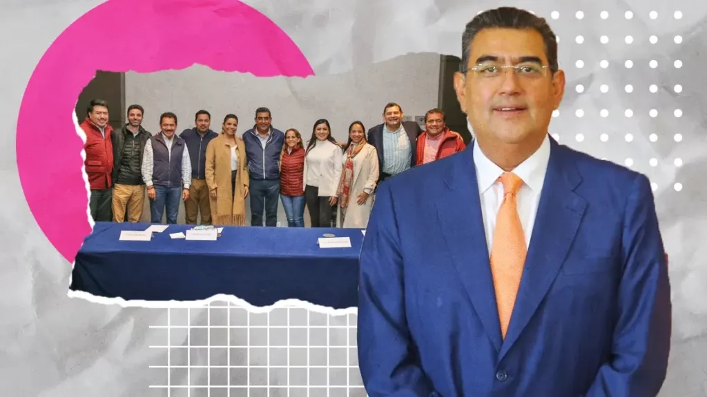 Sergio Salomón Céspedes logra “reunión de unidad” con aspirantes a la gubernatura de Morena