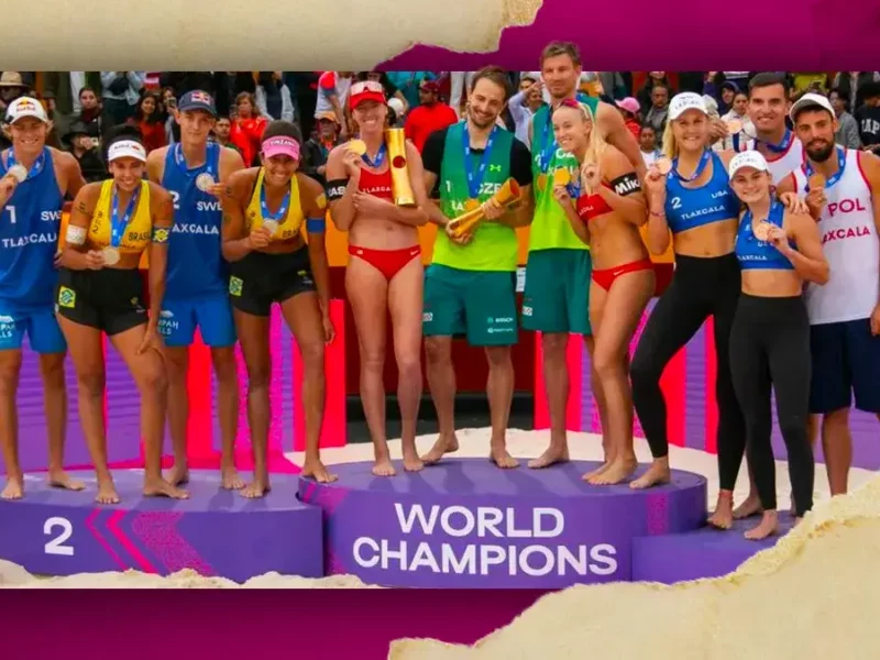 Estados Unidos y República Checa: ganadores del Campeonato Mundial de Voleibol de Playa Tlaxcala 