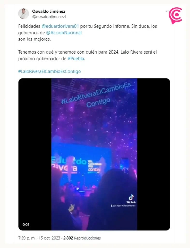 Panistas hacen promoción en redes para sumarse a Eduardo Rivera rumbo al 2024
