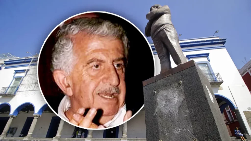 Héctor Azar: el dramaturgo con una estatua en el Teatro Principal de Puebla