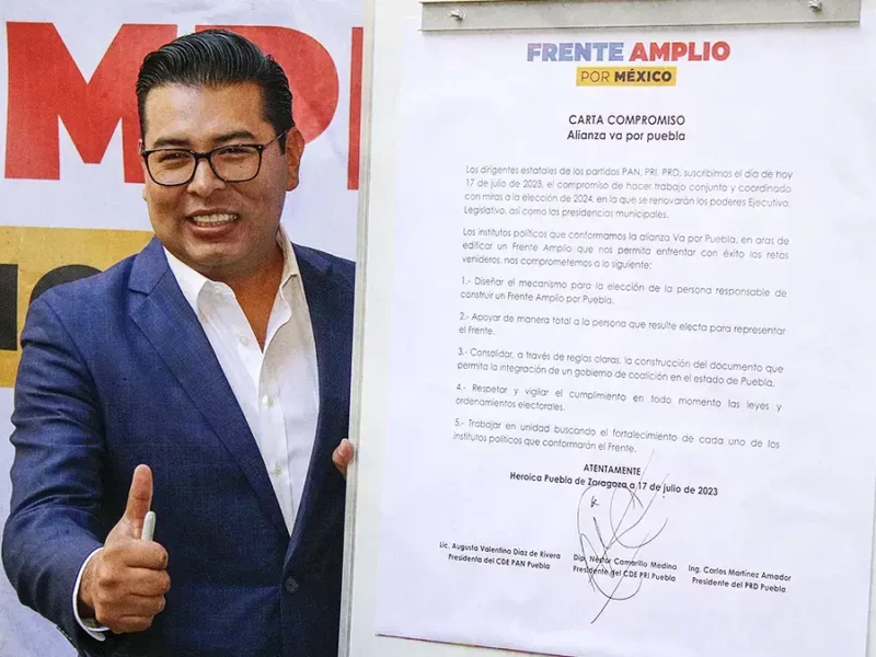 Alianza del Frente Amplio por Puebla no será total, advierte PRI