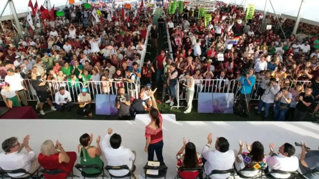 "Hay un Plan C y quiere decir que llegue la democracia a la Suprema Corte de Justicia de la Nación": resalta Claudia Sheinbaum desde Playa del Carmen