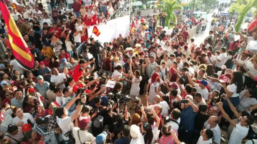 Por primera vez en México, va a conducir los destinos de la nación una mujer que es parte de la Transformación: Claudia Sheinbaum en Campeche