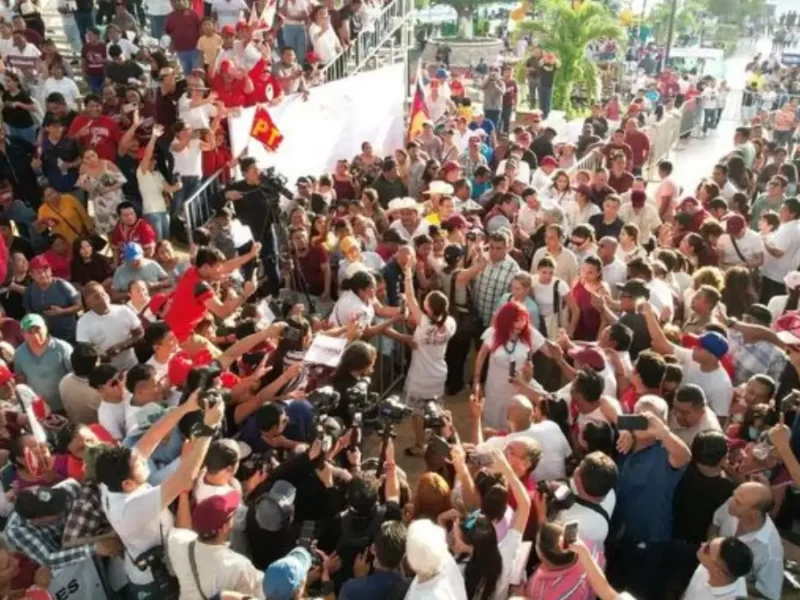 Por primera vez en México, va a conducir los destinos de la nación una mujer que es parte de la Transformación: Claudia Sheinbaum en Campeche