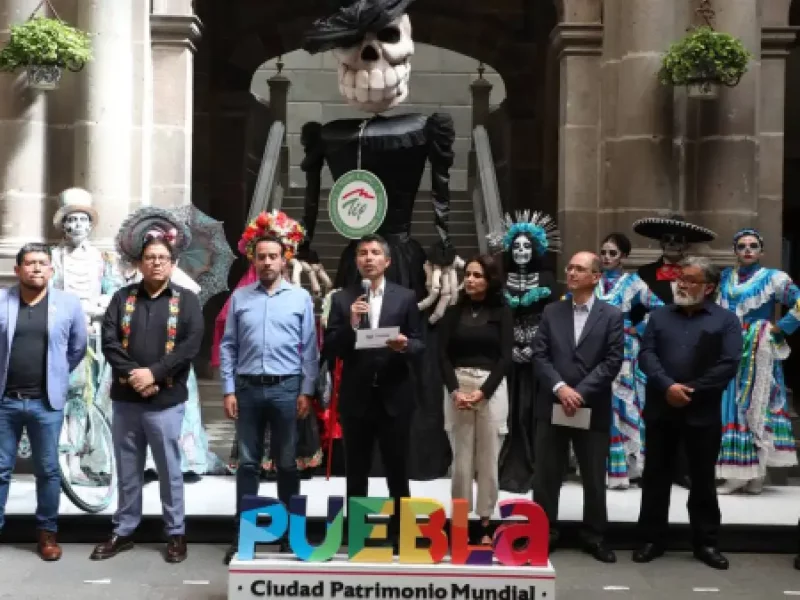 Ayuntamiento de Puebla anuncia actividades por la temporada de muertos 2023