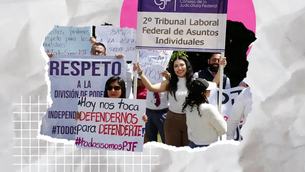 Poder Judicial en Puebla sigue en paro nacional tras extinción de fideicomisos