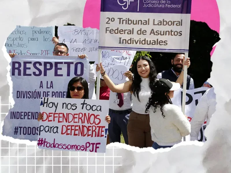 Poder Judicial en Puebla sigue en paro nacional tras extinción de fideicomisos