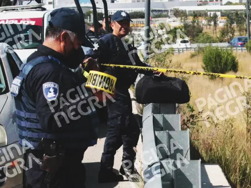 Hallan cadáver en el Periférico a la altura de San Andrés Cholula
