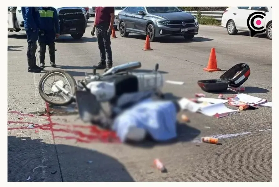 Motociclista muere en un choque por alcance en San Andrés Cholula