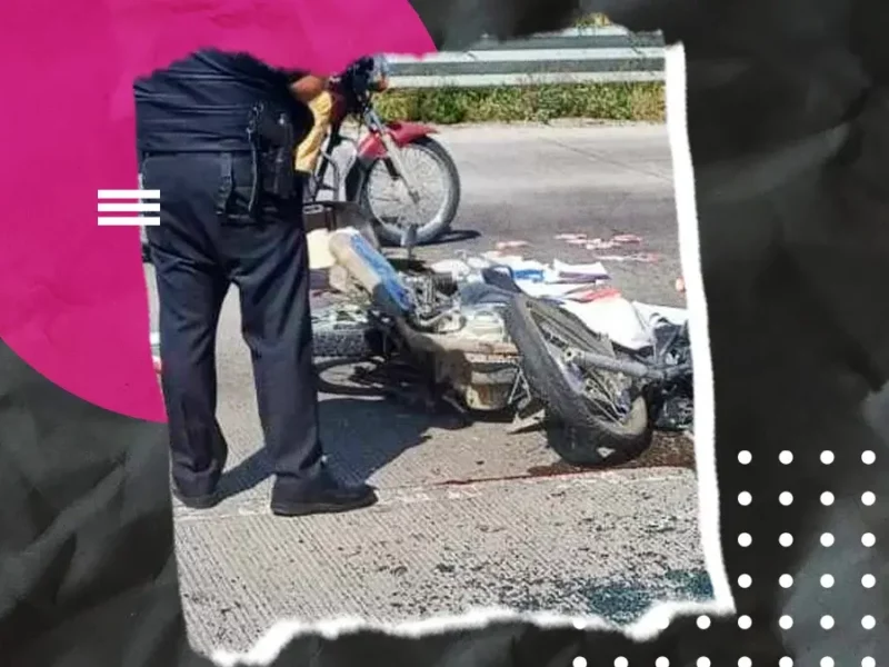 Motociclista muere en un choque por alcance en San Andrés Cholula