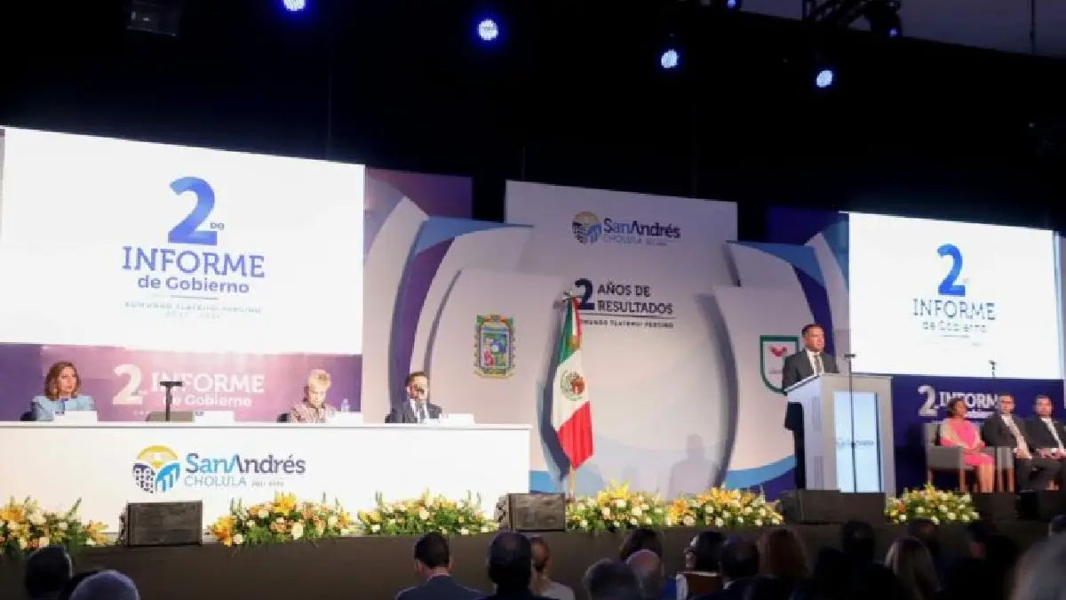 El cambio de rumbo en San Andrés Cholula continúa, Mundo Tlatehui rinde su Segundo Informe de Gobierno