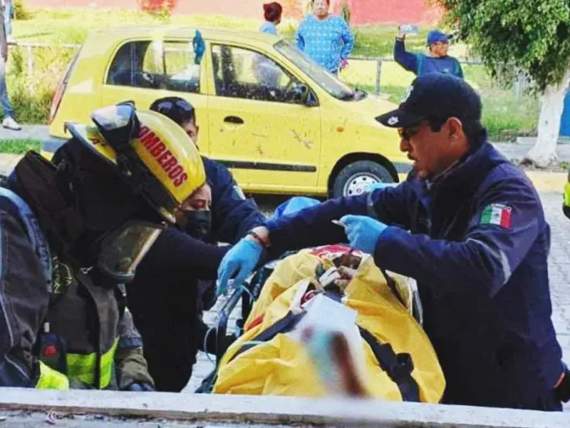 Explosión por acumulación de gas dejó un herido grave en San Andrés Cholula