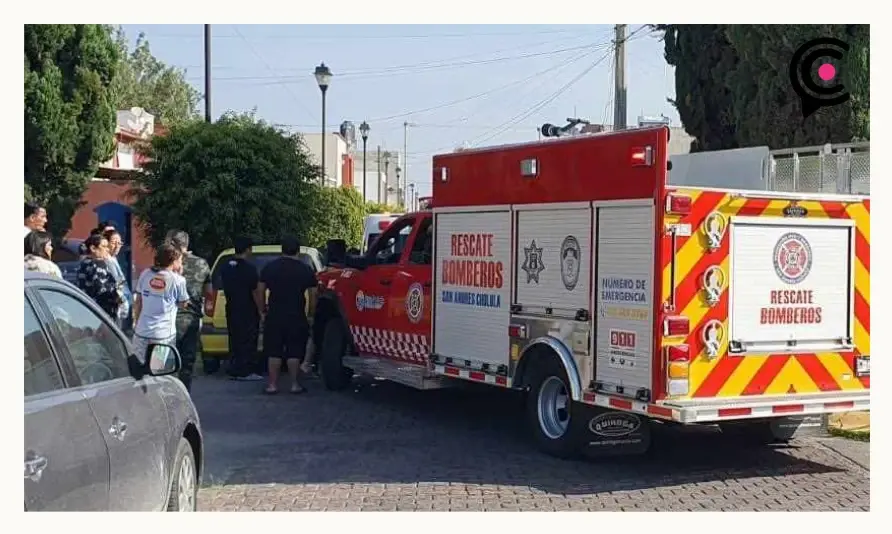 Explosión por acumulación de gas dejó un herido grave en San Andrés Cholula