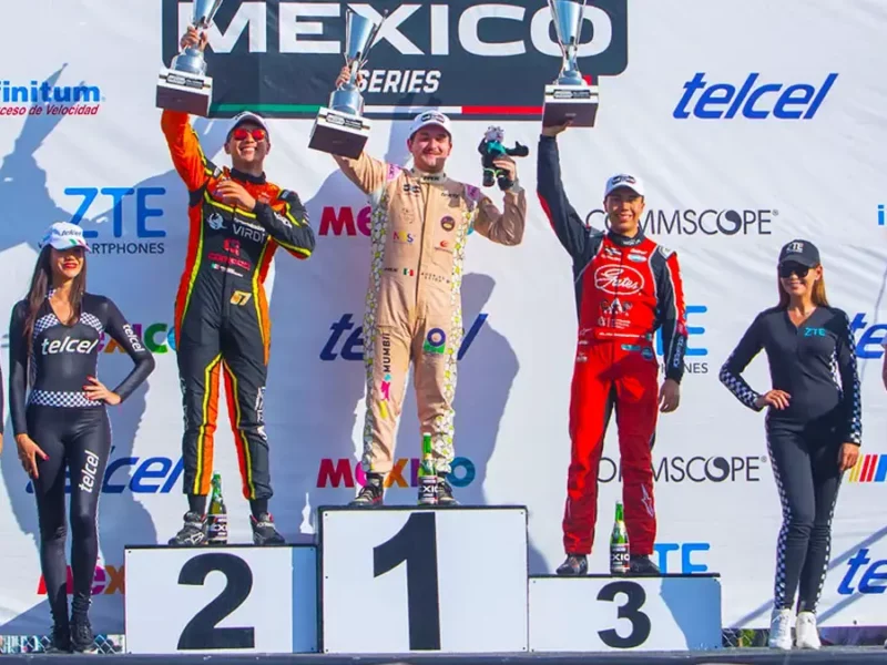 Andrik Dimayuga avanza a la final de la Nascar México Series; fue segundo en Puebla