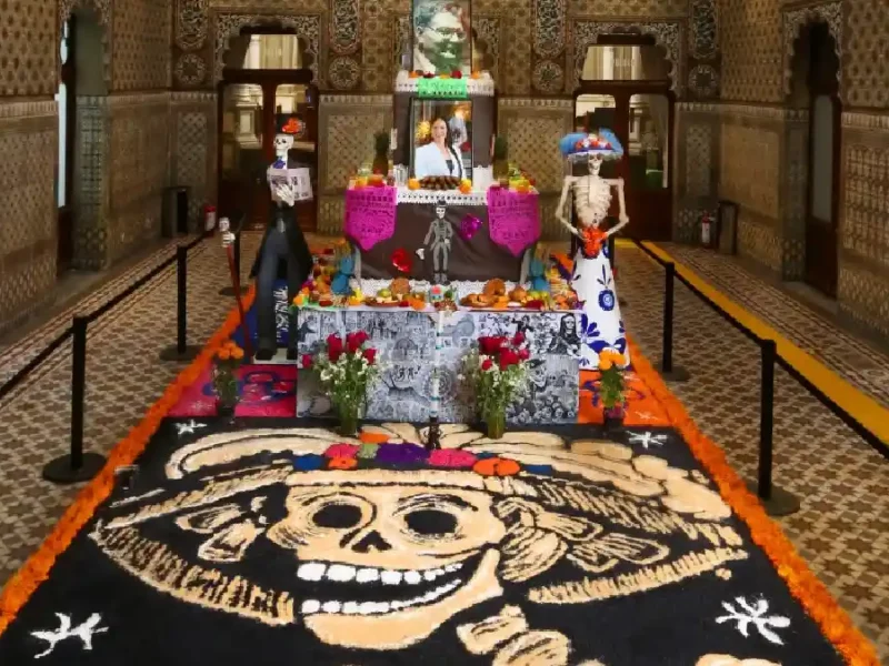 Participa Congreso en Corredor de Ofrendas; rinde homenaje a Aurora Sierra y Mariano Hernández