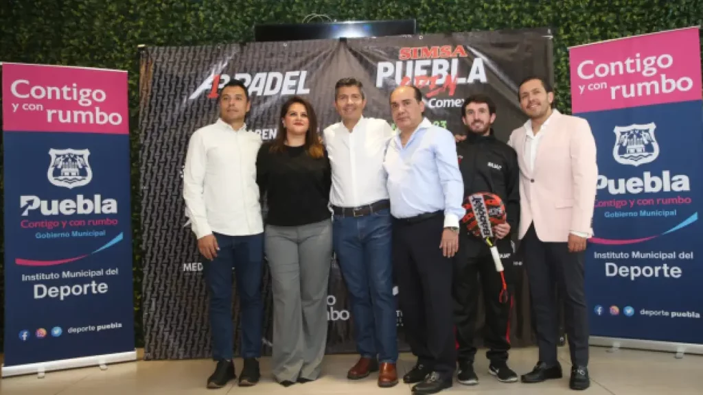 Puebla capital nuevamente referente deportivo al recibir el torneo "A1 Pádel - SIMSA Puebla Open 2023”
