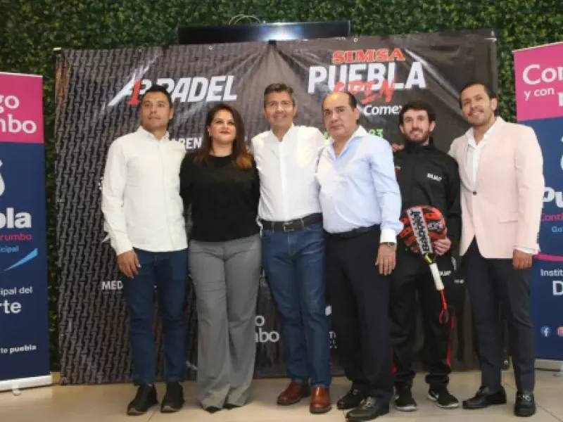 Puebla capital nuevamente referente deportivo al recibir el torneo "A1 Pádel - SIMSA Puebla Open 2023”