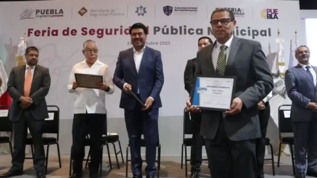 Policía de San Pedro Cholula, reconocida por certificar a todos sus elementos con CUIP: SSP