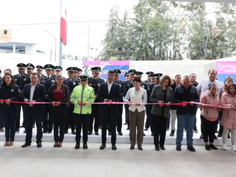 Policía del municipio de Puebla se fortalece con instalaciones nuevas de la comisaría norte