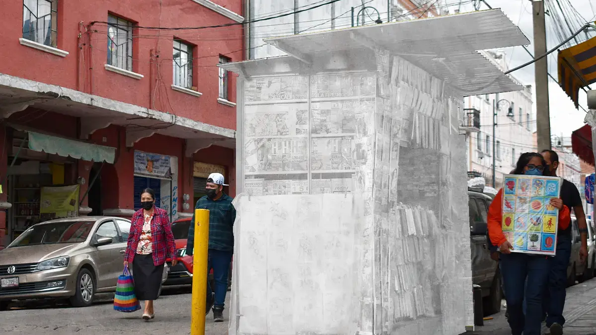 Retiraron 23 casetas de periódicos durante rehabilitación del Centro de Puebla