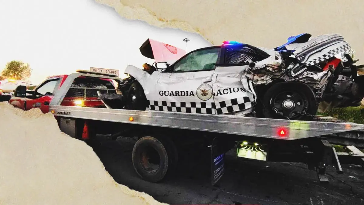Guardia Nacional sale herido de choque en la autopista México-Puebla
