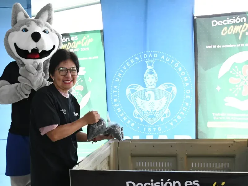 Rectora Lilia Cedillo inicia la campaña “Decisión es compartir BUAP 2023”