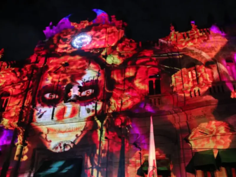 Temporada de "Día de Muertos" viste espacios del Centro Histórico de Puebla